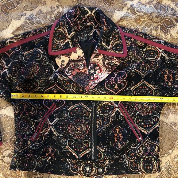 NEW $268 FREE PEOPLE Labyrinth Oversized Chenille Jacket!!! - Picture 4 of 11